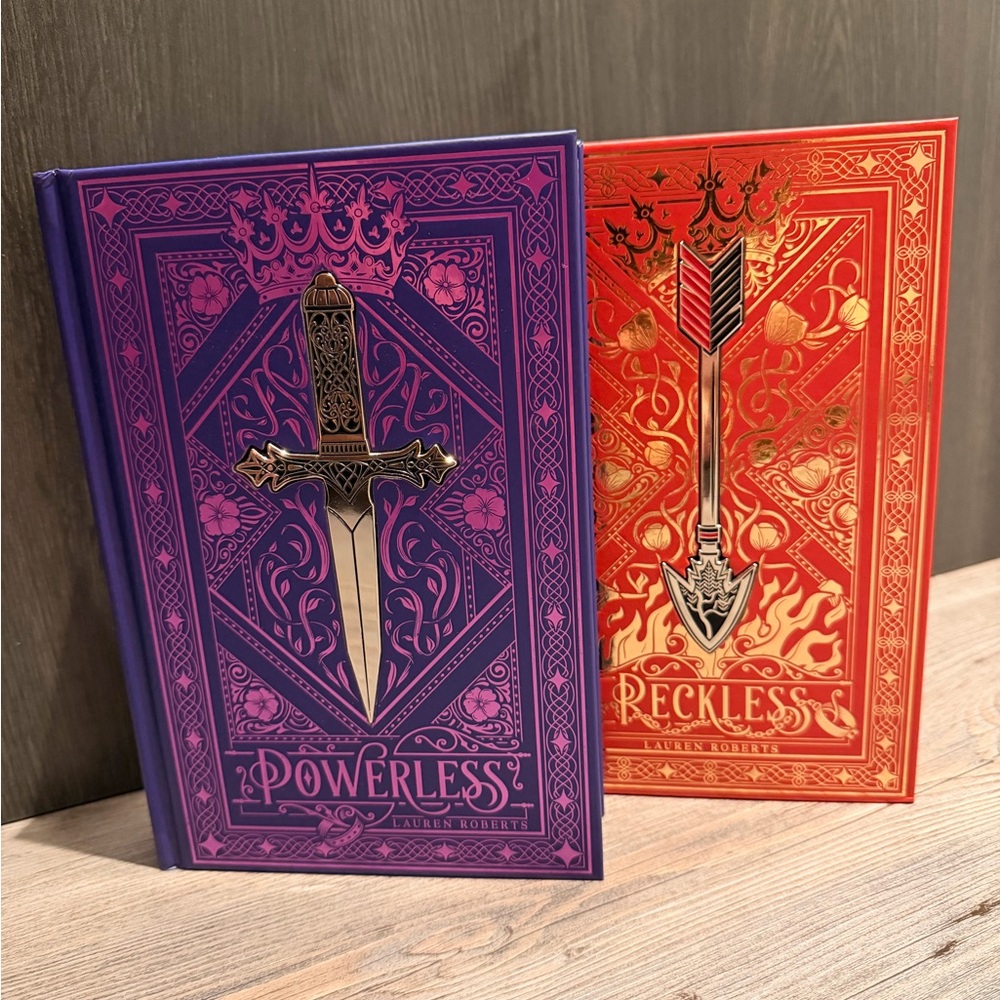 Bookish Box Exclusive Edition of Powerless & Reckless by Lauren Roberts🗡️